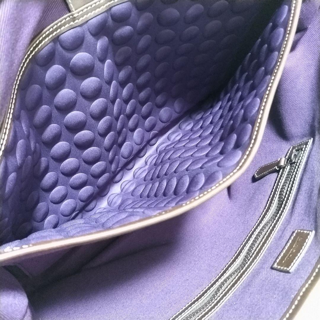 美品　ポールスミス　メッセンジャーバッグ　マルチストライプ　レザー　大容量