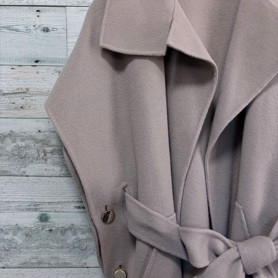 ほぼ未使用　ダイアグラム　グレースコンチネンタル　ベルト付リバートレンチストール