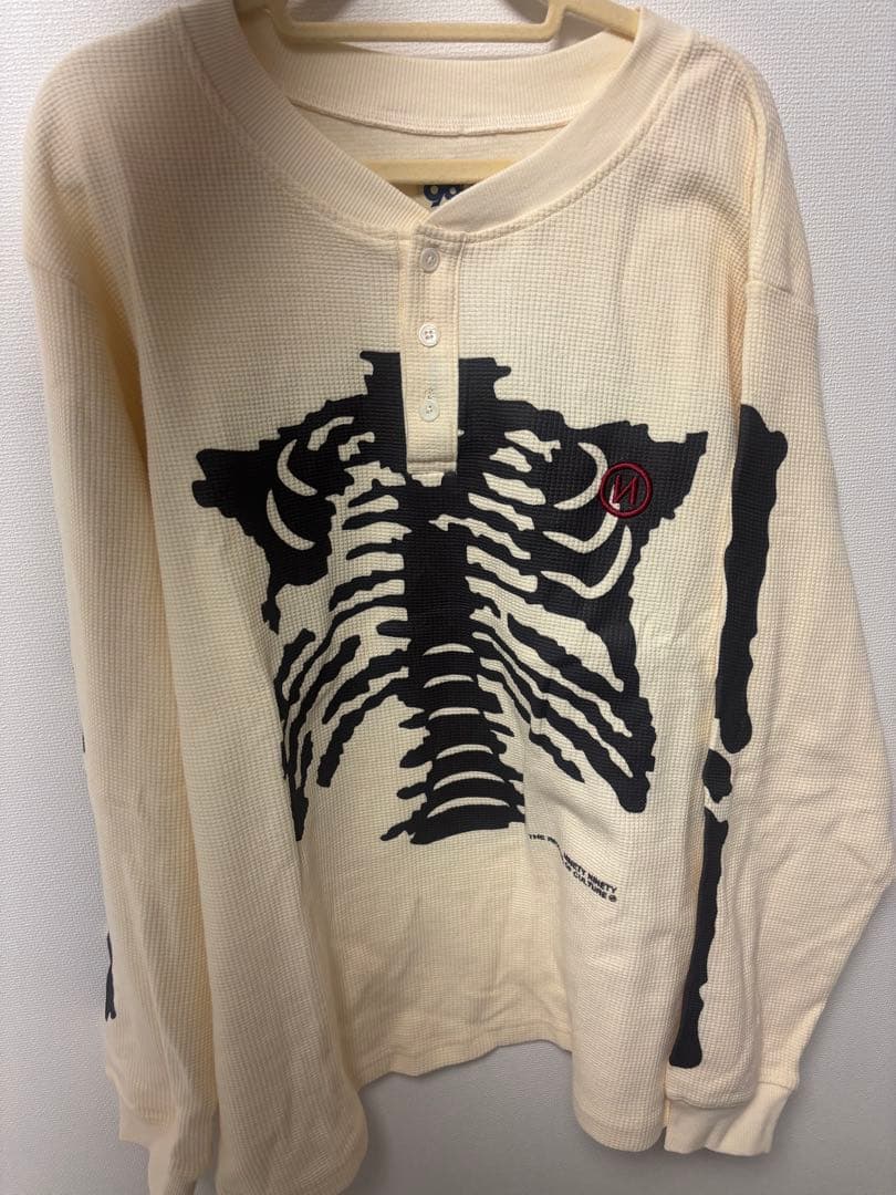 トップス 9090 Bone Henry Neck Thermal L/S Tee