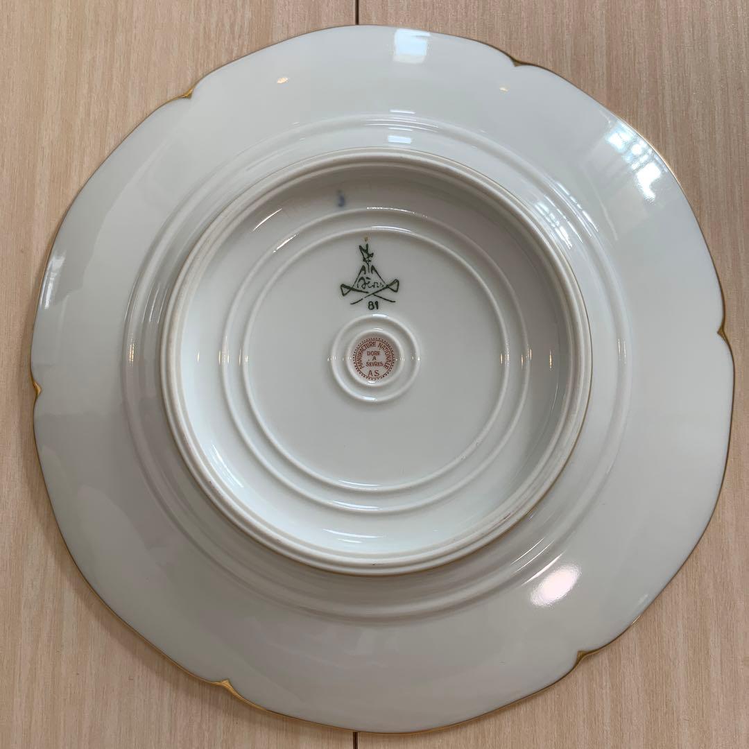 セーブル(Sevres) ペイル 24K金彩装飾　小皿