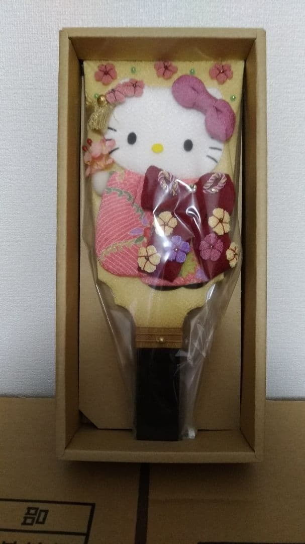 ハローキティ 羽子板 ちりめん(レア)