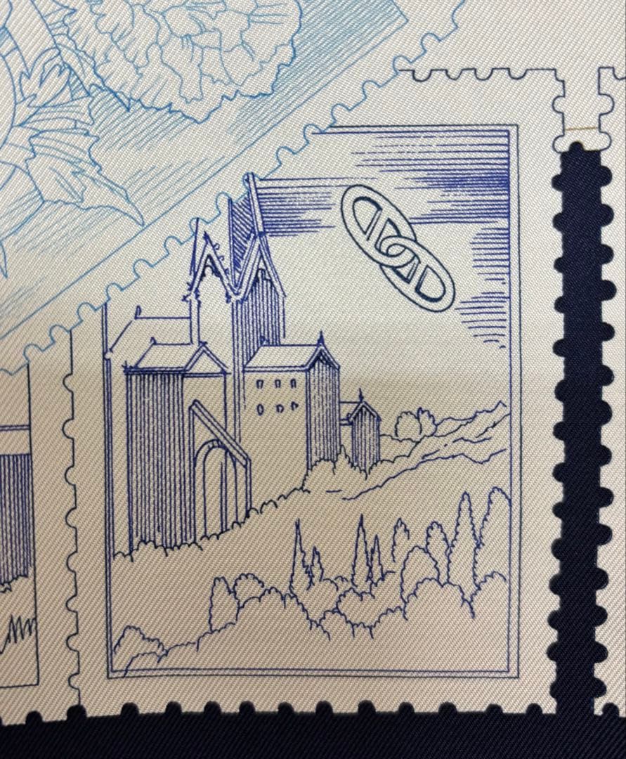 エルメスカレ90フォーブルの切手愛好家 25年春夏モデル【未使用・試着歴もなし】