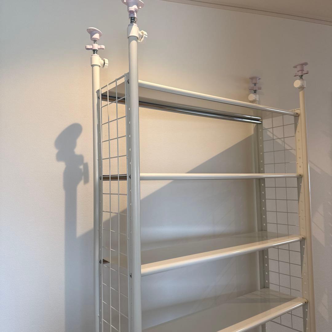 ぱーぷる様　山善フリーラックスリム 幅78×奥行25×高さ209-282 STR