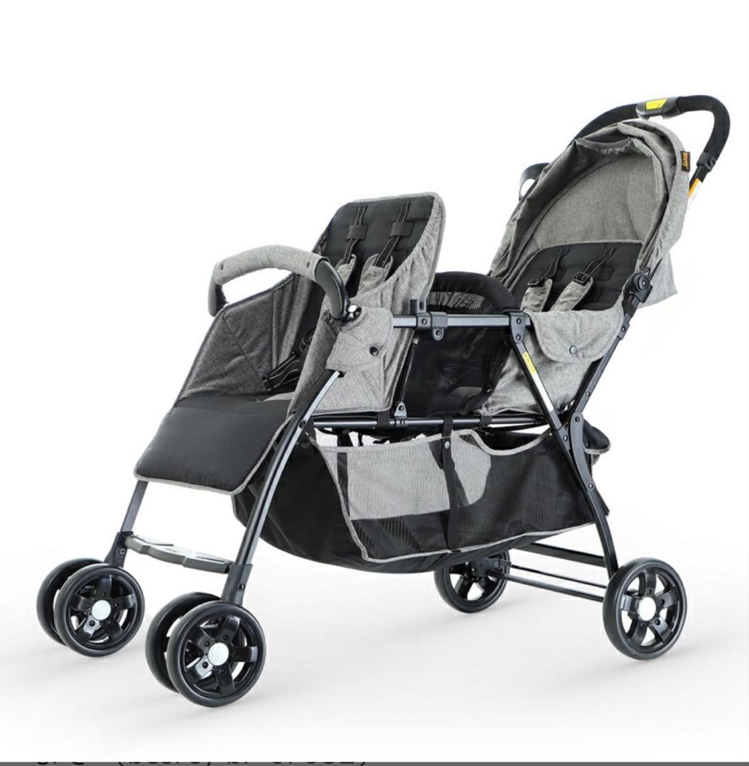 【新品未使用】二人乗りベビーカー　besrey