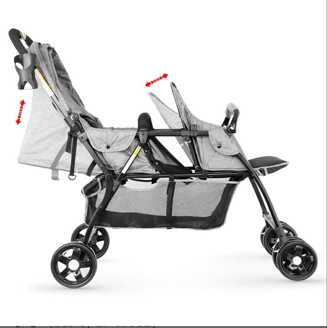 【新品未使用】二人乗りベビーカー　besrey