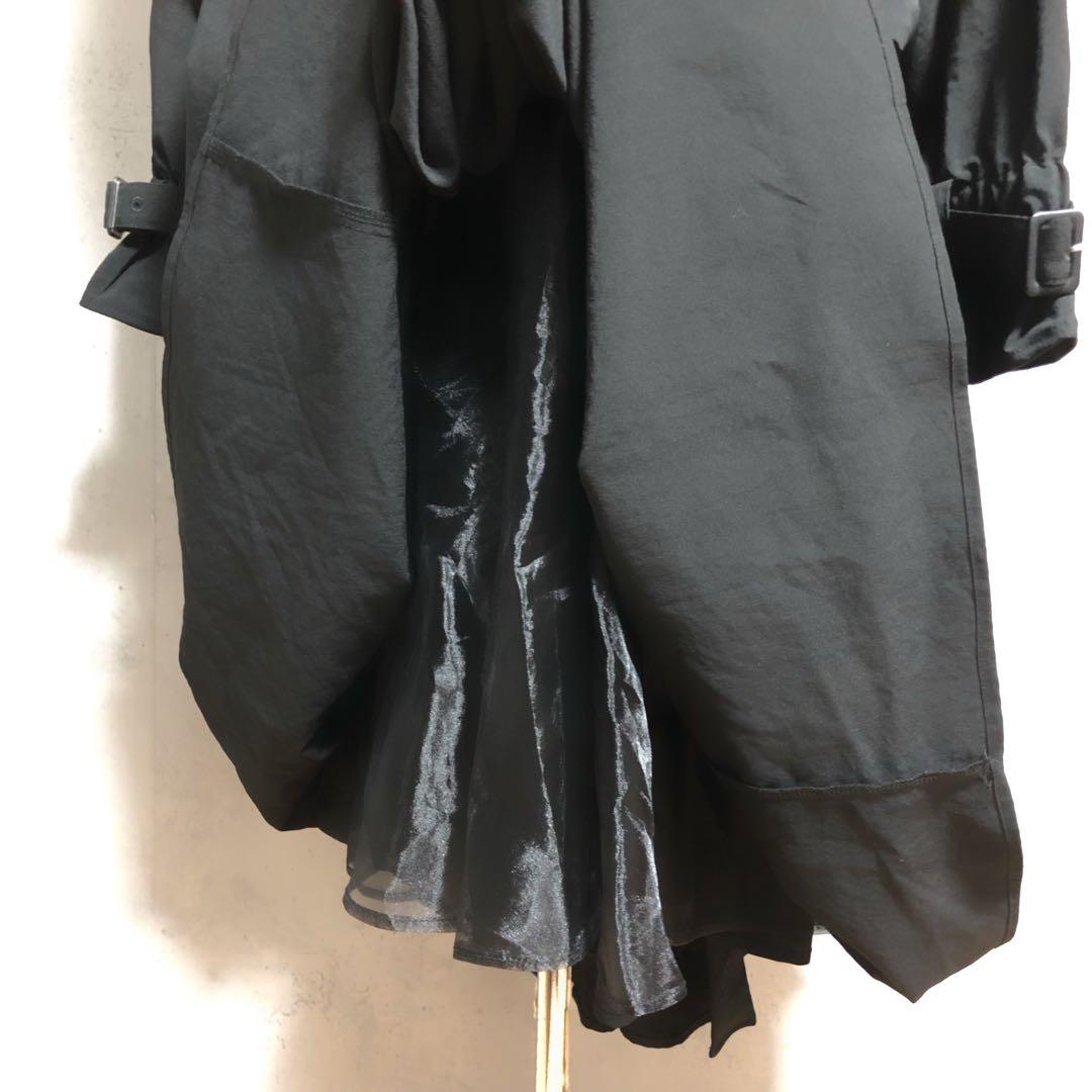 新品タグ付　LA BELLE ETUDE ギャザーボリューム袖ドレストレンチ