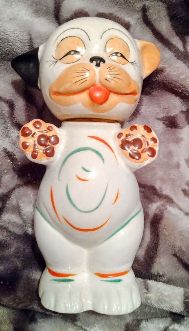 1920年代　オールドジャパン ボンゾー　Bonzo　 小物入れ 20cm