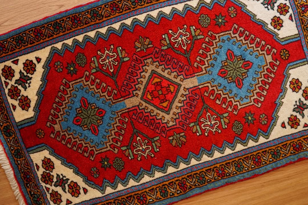 97×63cm ペルシャ絨毯 ヤラメ