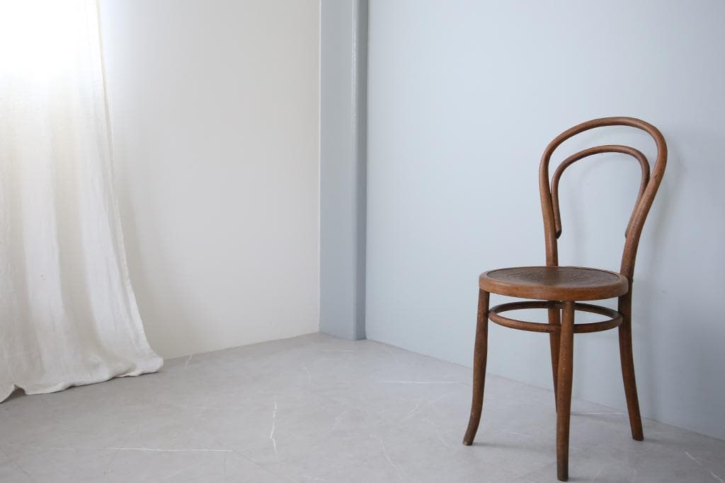 フランスアンティークMundus製ベントウッドチェア/木製椅子イス(92-65)