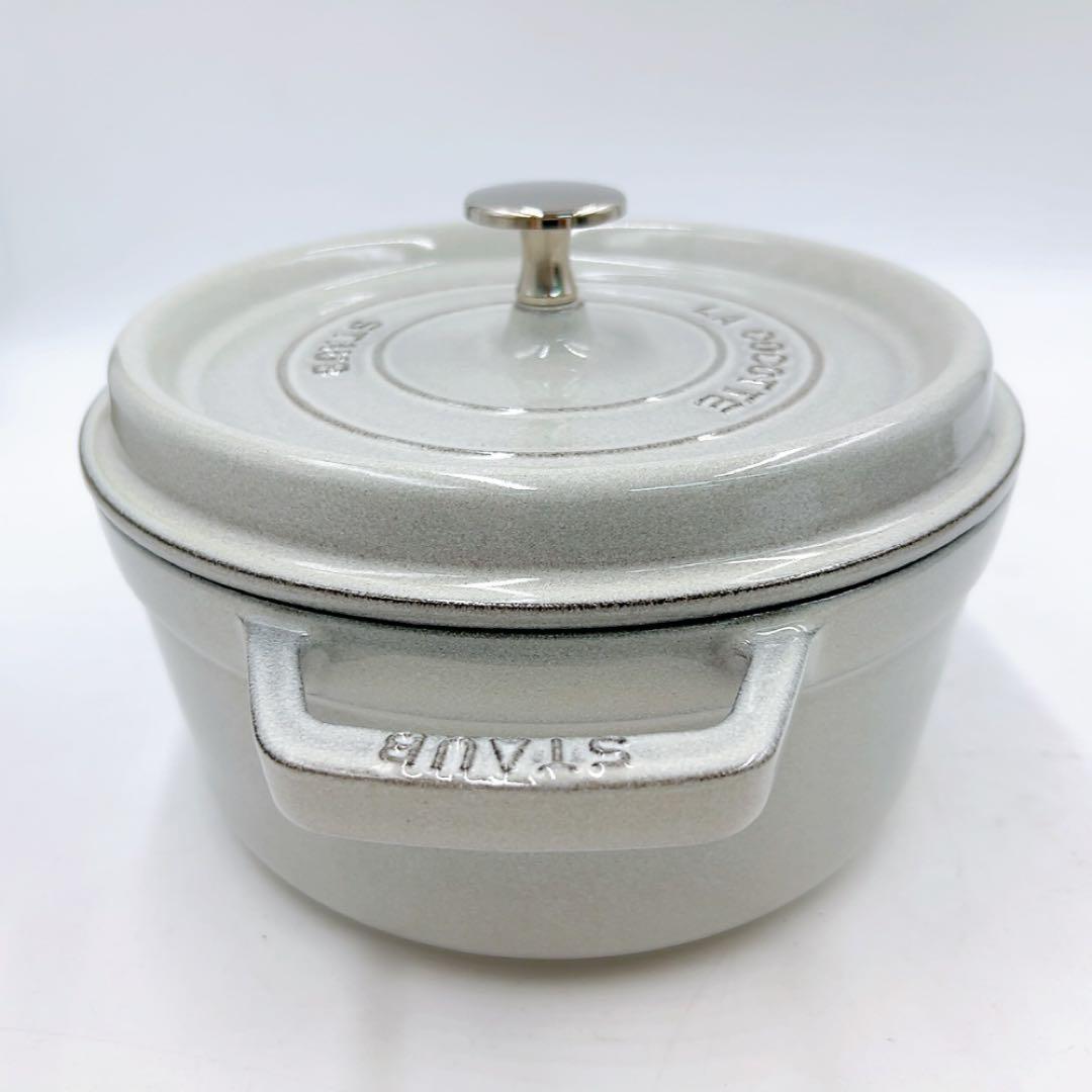 4ADM010 未使用 ストウブ ピコ ココット ラウンド 22cm 鋳物