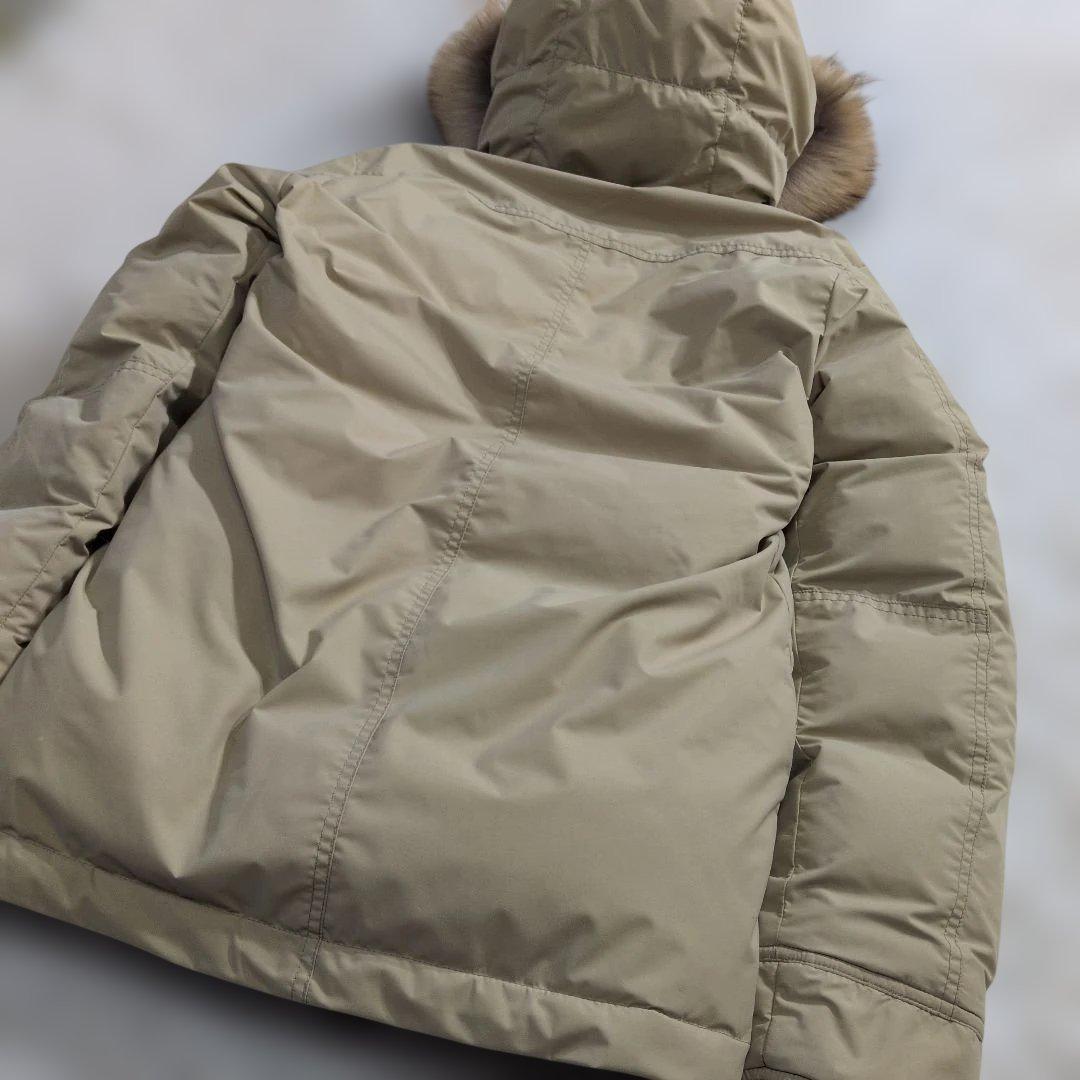 極美品ピレネックス×ビームス別注 アヌシー ダウン ベージュ XS(女性M相当)