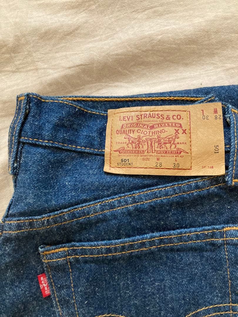 新品未使用 Levis501 デッドストック 90s アメリカ製 student
