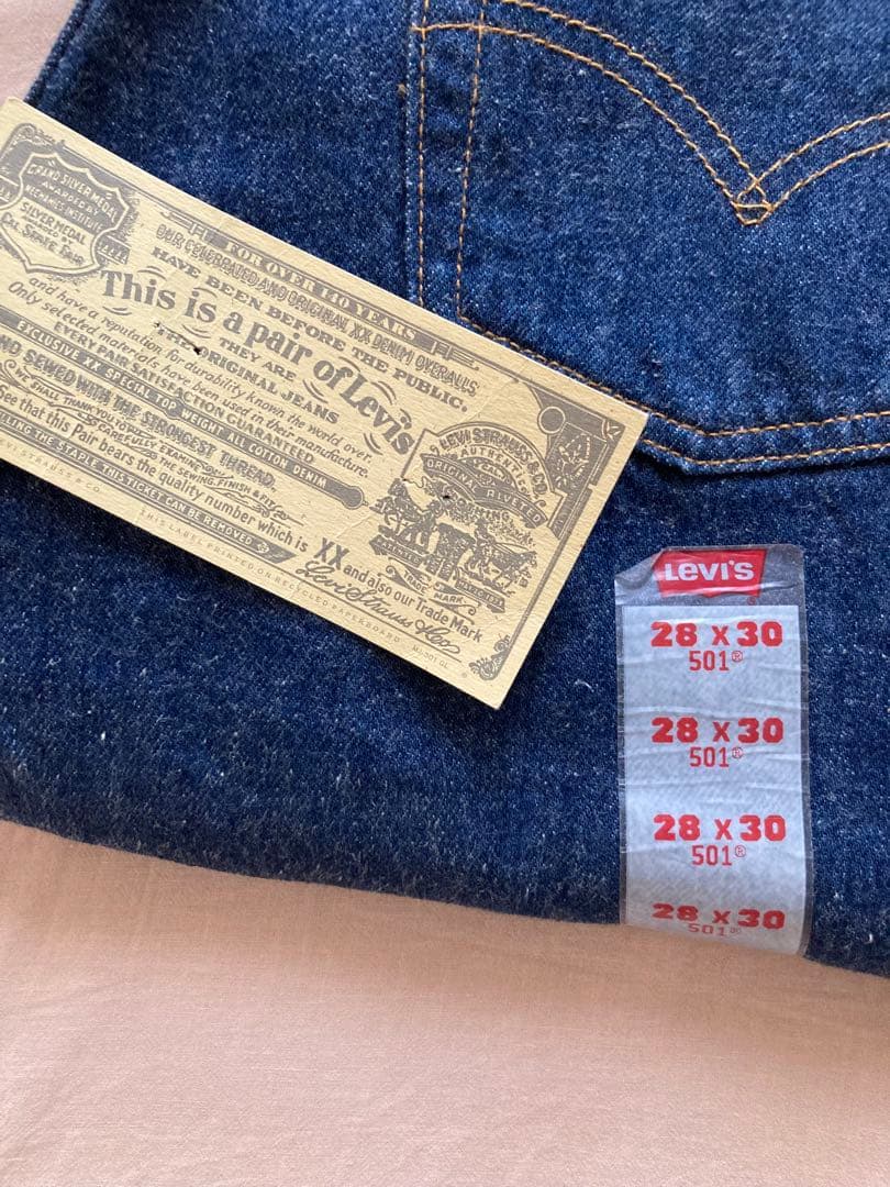 新品未使用 Levis501 デッドストック 90s アメリカ製 student