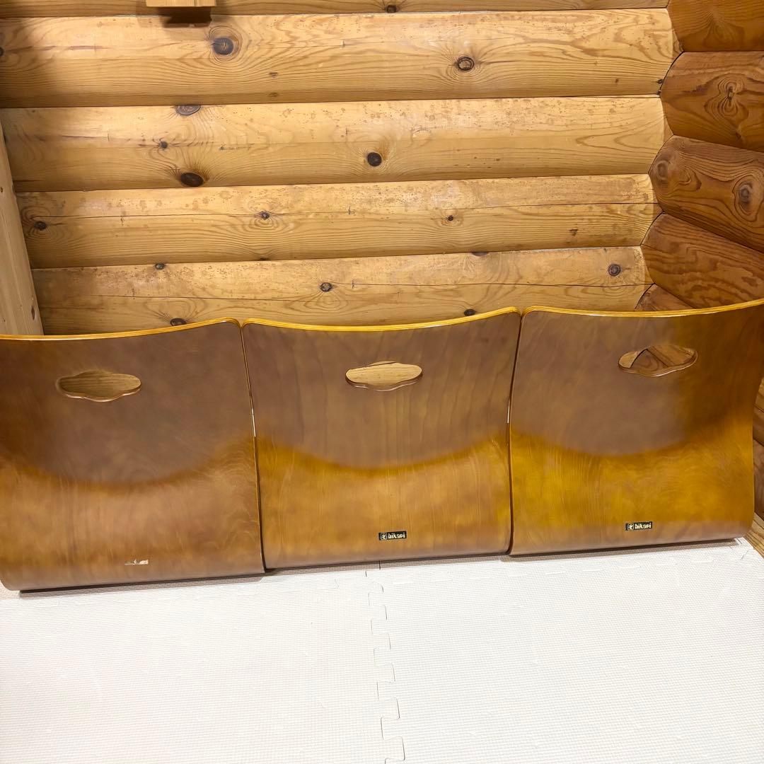 HIKARI 光製作所 曲げ木座椅子 6脚セット 和モダン 座椅子