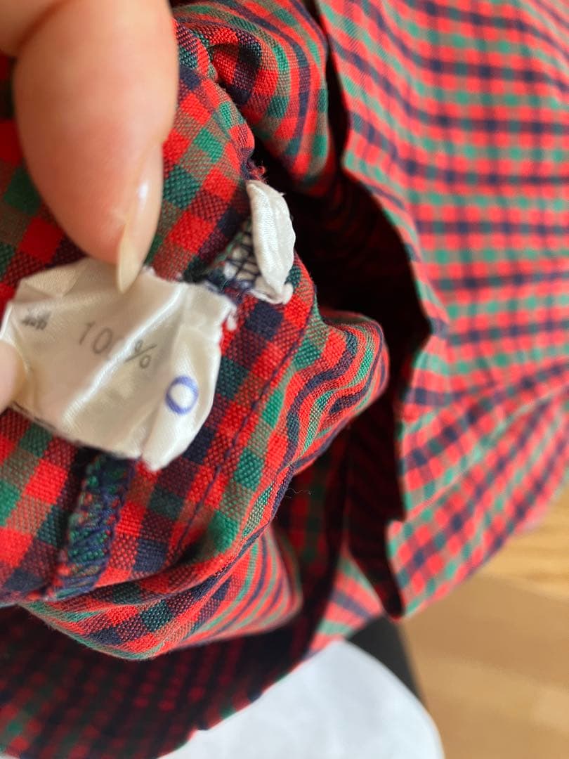 赤いベビー服6点セット　女の子ワンピースベスト帽子