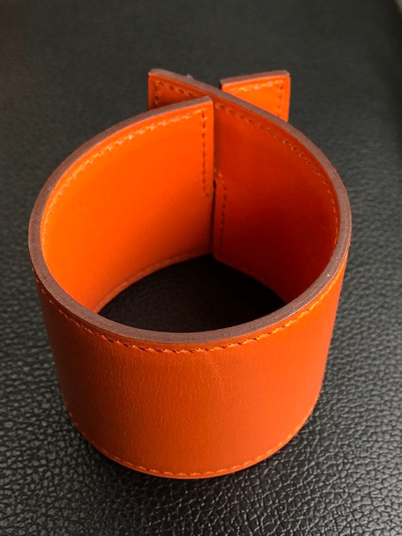 HERMES Leather Bracelet エルメス ブレスレット バングル