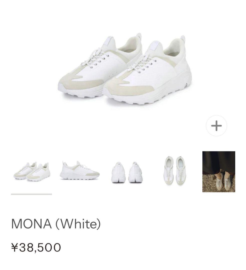 OAO MONA AUTH スニーカー ホワイト ビブラムソール