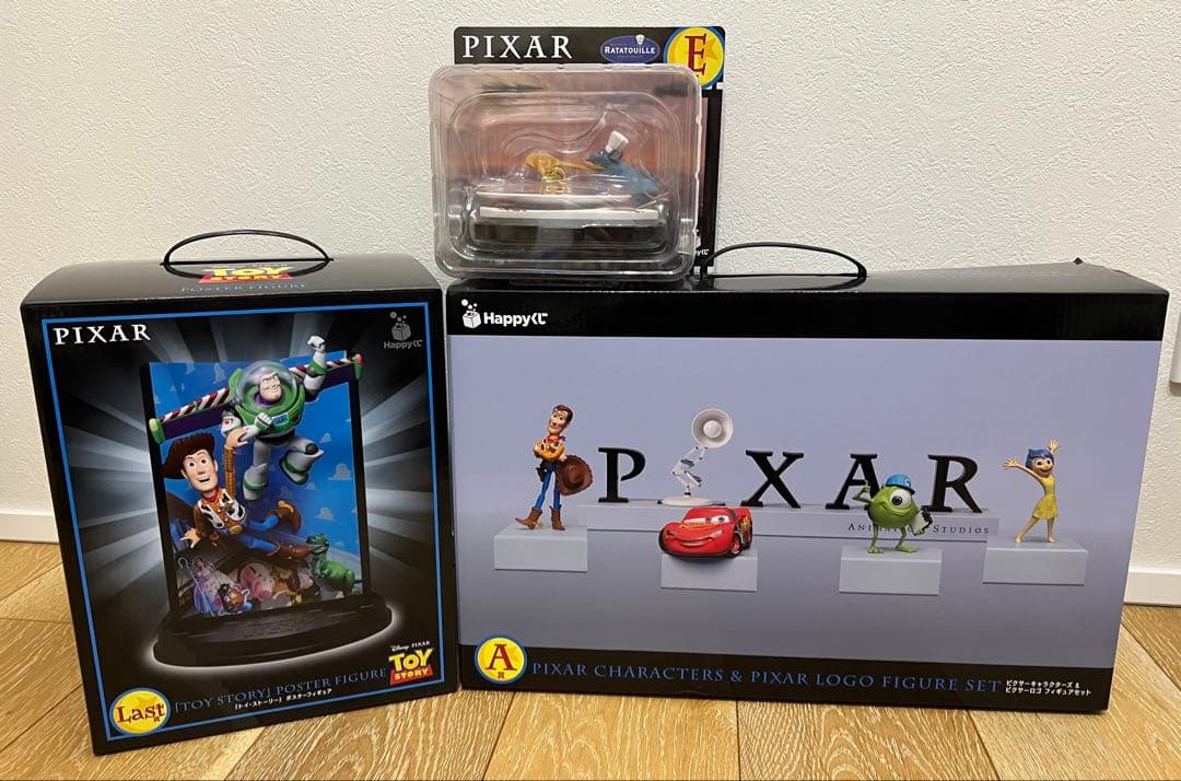 【コンポタ】PIXAR ハッピーくじ　ロゴフィギュア　ピクサー　トイストー