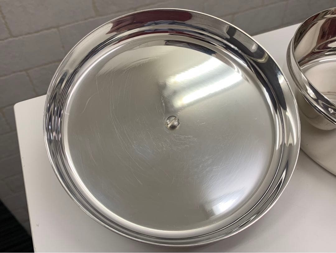 ERCUIS エルキューイ ボンボニエール 小物入れ 銀器 フランス φ12cm