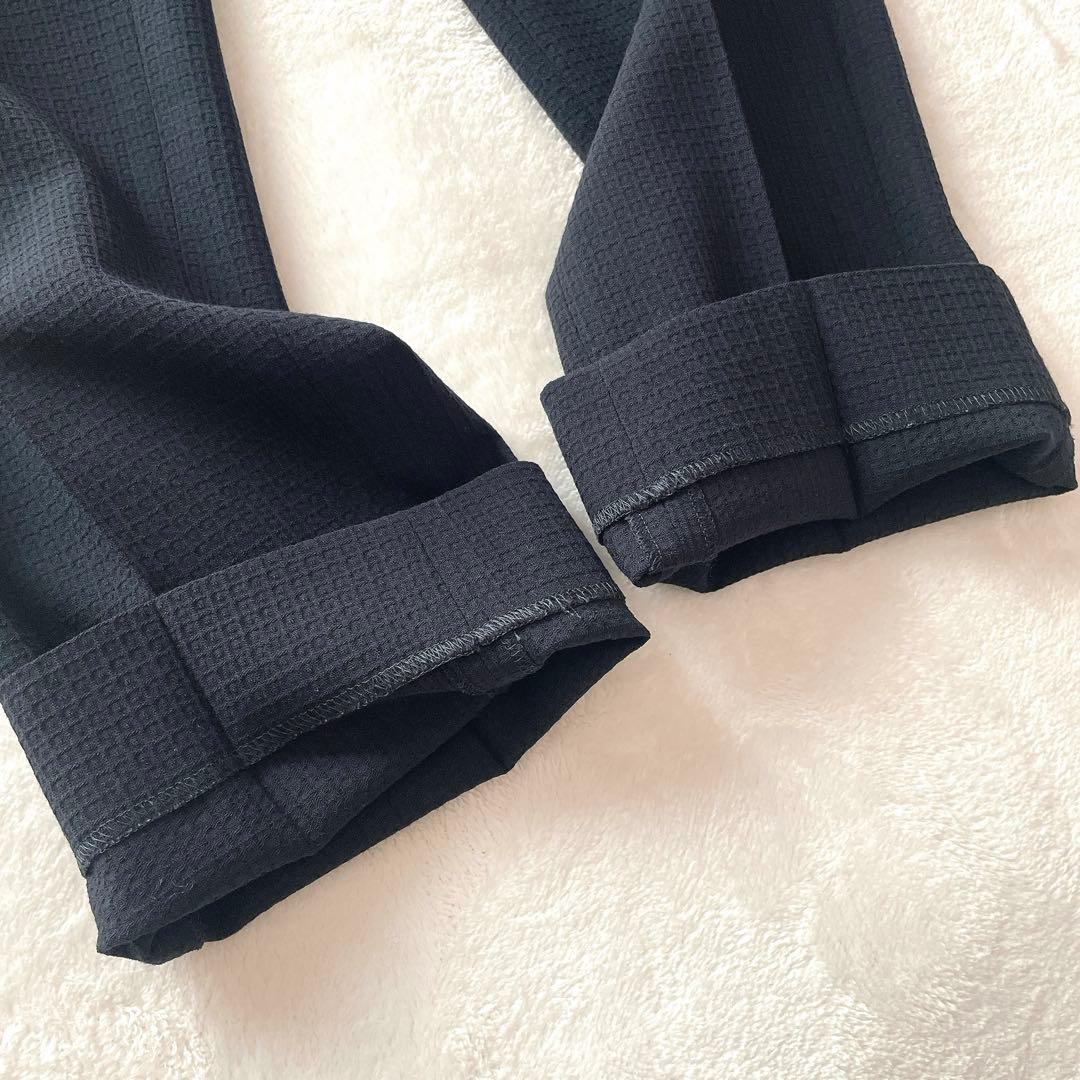 極美品⭐︎EMPORIO ARMANI 黒 ストレッチ パンツスーツ セットアップ