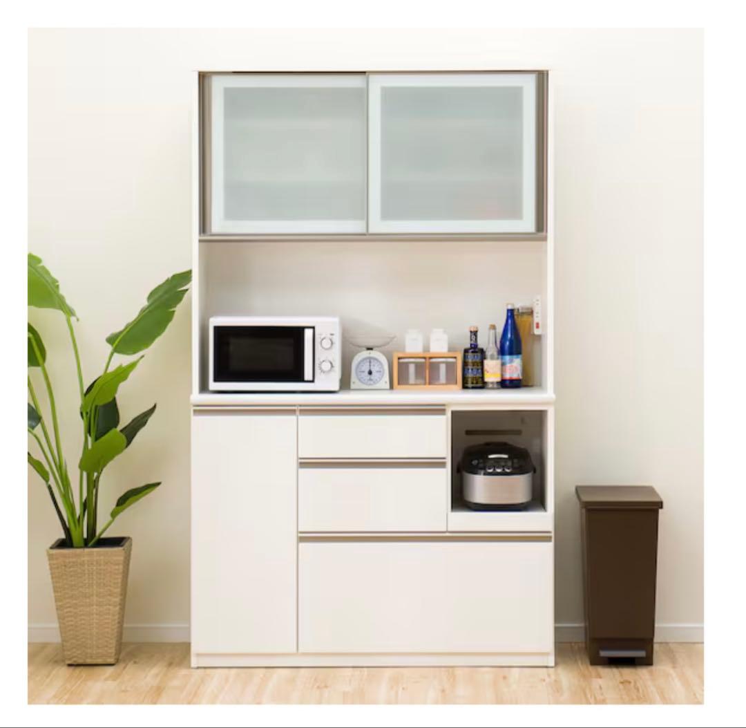 ニトリ　キッチンボード (アルミナ2 120KB WH)