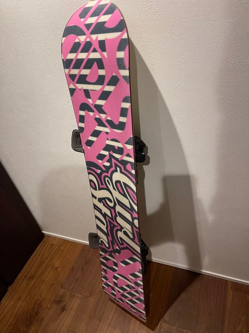 girl starスノーボード 140㎝　ビンディングセット ホワイト