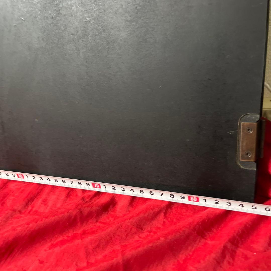 未使用　金彩　塗り　三曲 屏風　ひな祭り　インテリア 上品な屏風　15号　月の花