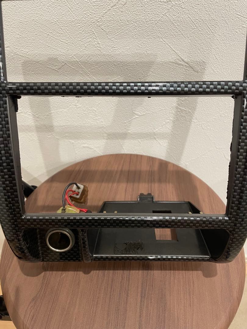 インプレッサ　GC8 超希少オーディオパネル　エアコンパネル　カーボン柄