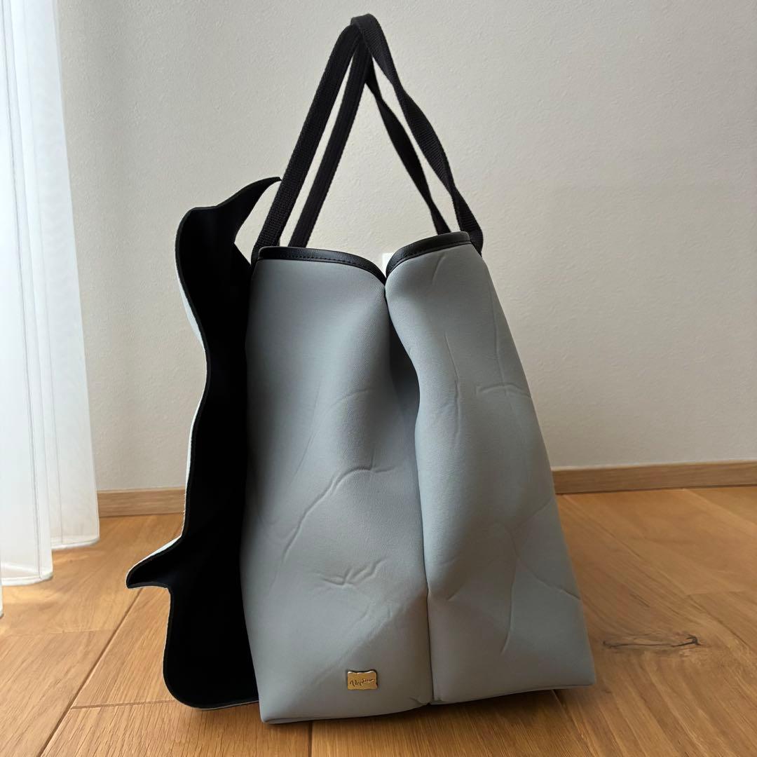 Rapture ラプチャー トートバッグ L グレー フリルリボン