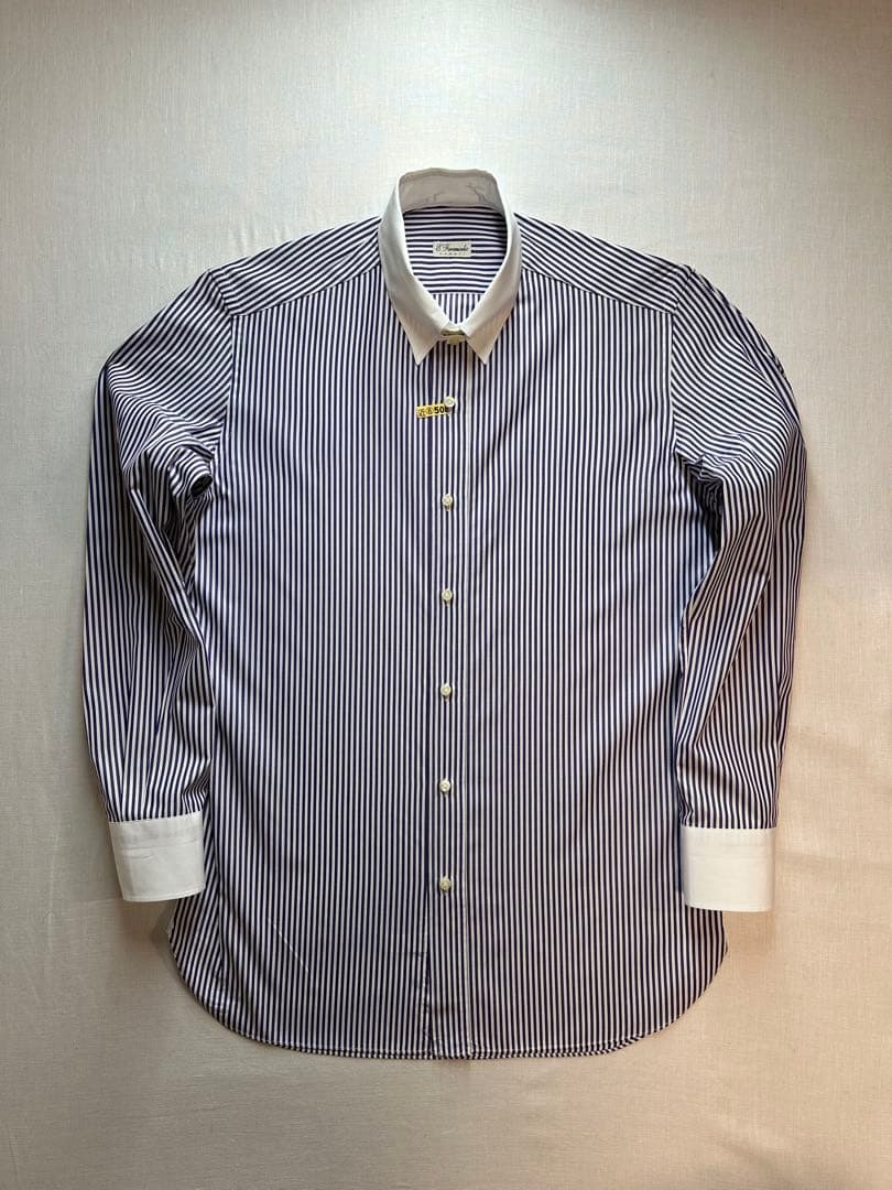 【美品クリーニング済】ERRICO FORMICOLAパープルクレリックタブ39