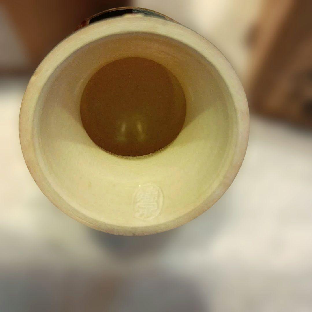 三代西村徳泉　紫翠窯　鼓　蓋置