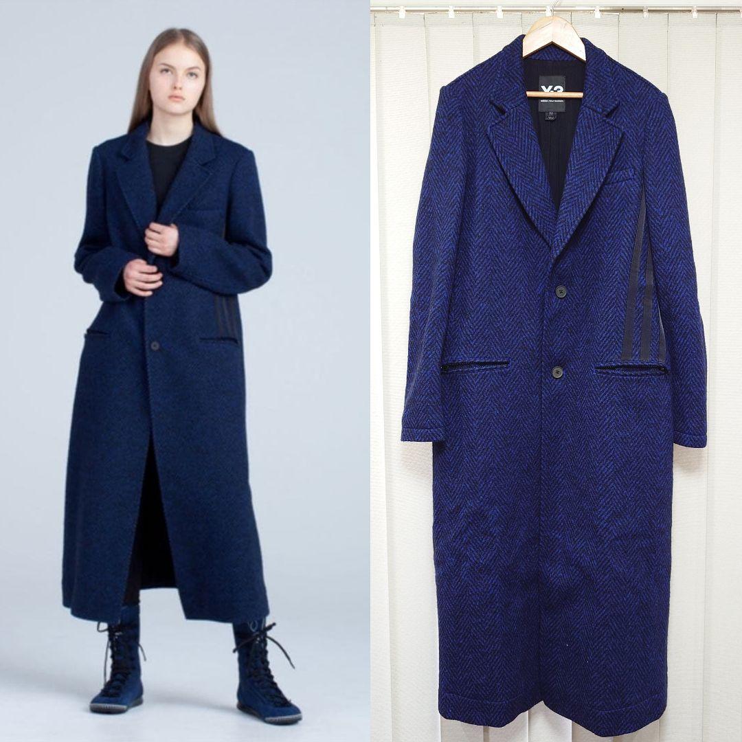 レア❗定価15万超❗ Y-3 チェスターコート ロゴ