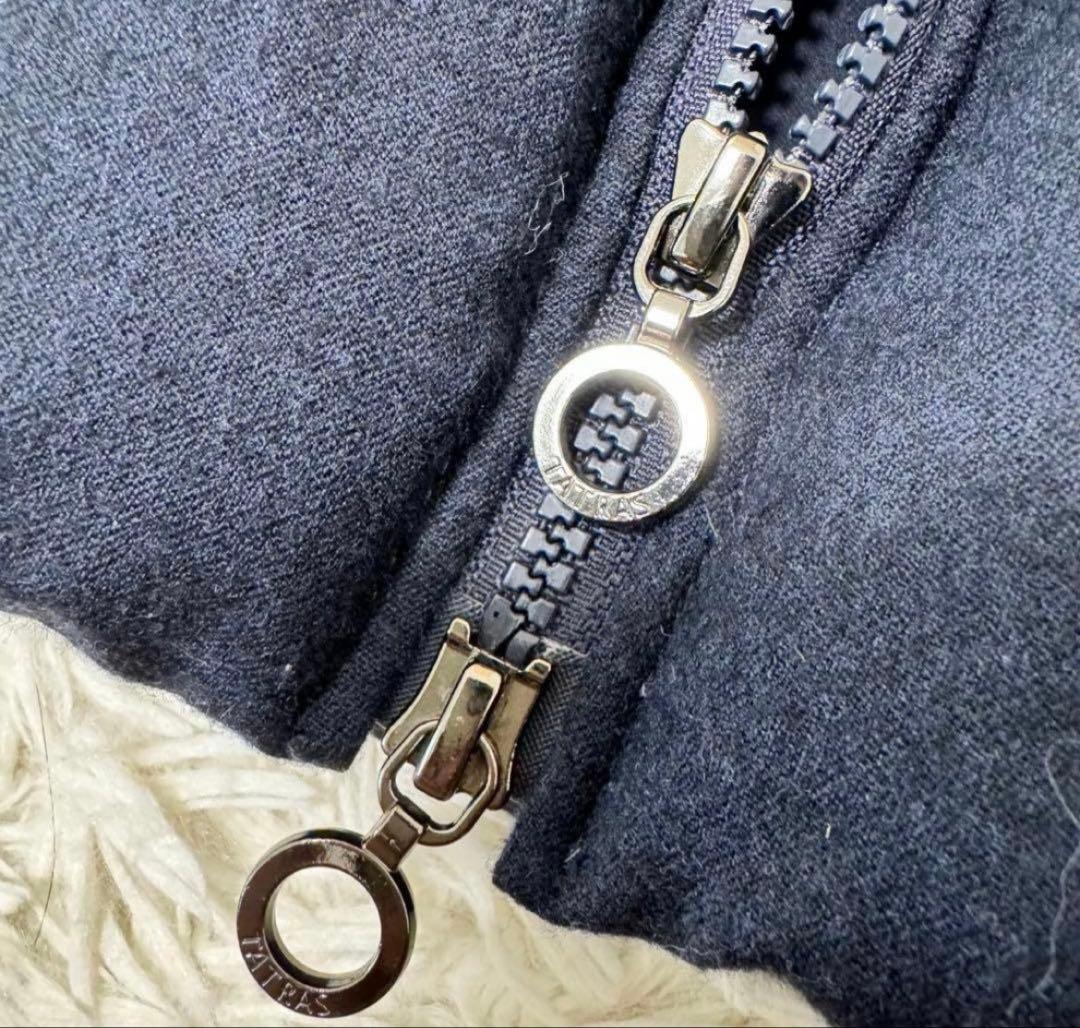 S*u様 TATRASタトラスネイビーAラインウールロングダウンダウン90%