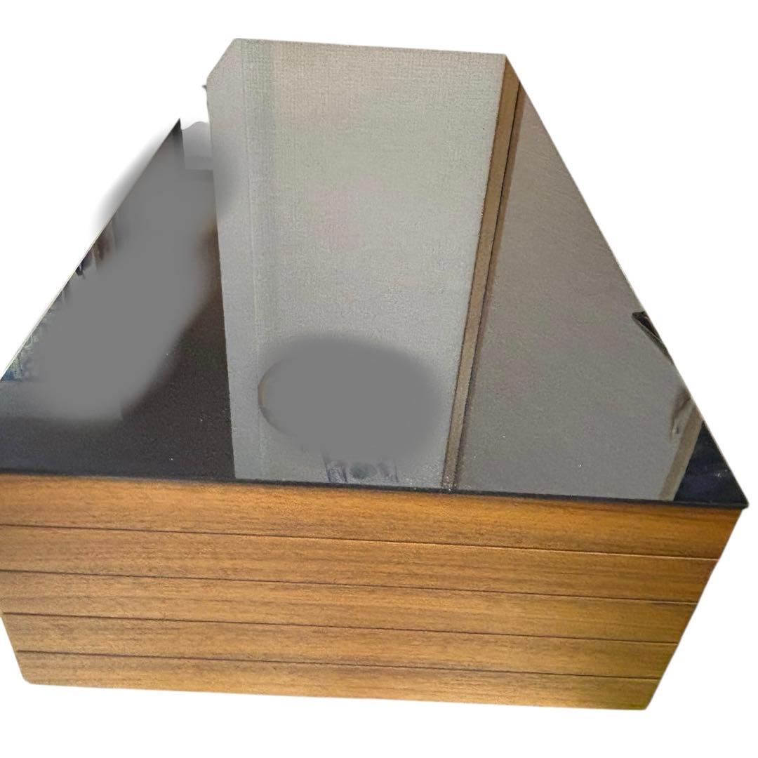 ニトリ センターテーブル ROAD 110 ローボード ガラス天板