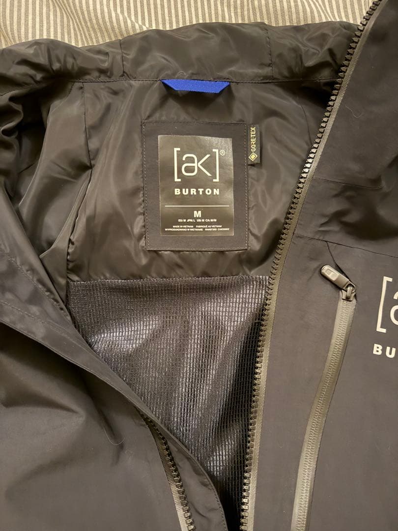 [ak] Burton GORE-TEX ブラックジャケット・パンツ M