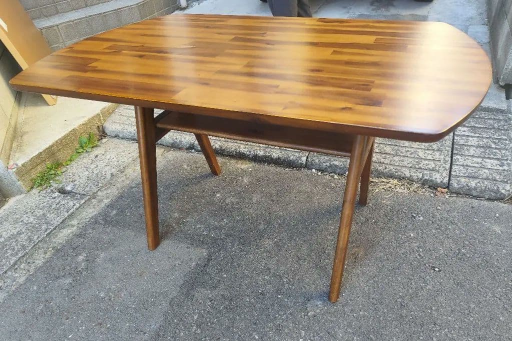 【関東圏限定】unico ウニコ SWELLA ダイニングテーブル W1200