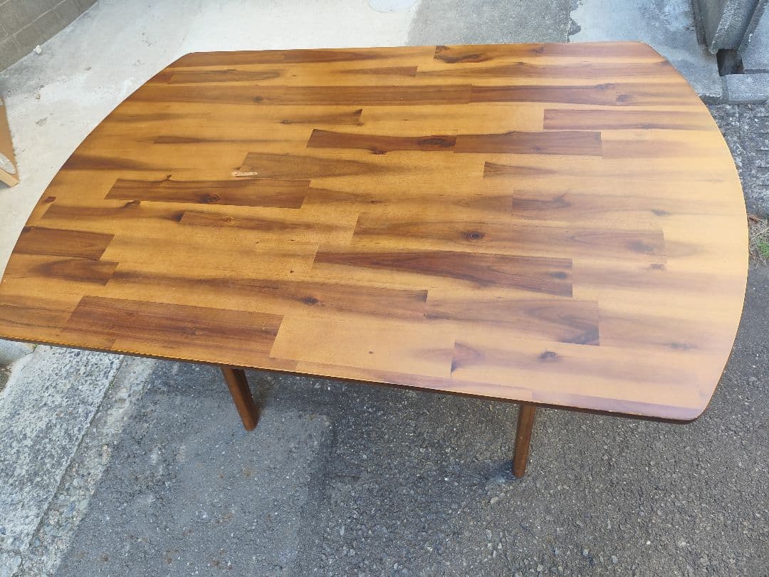 【関東圏限定】unico ウニコ SWELLA ダイニングテーブル W1200