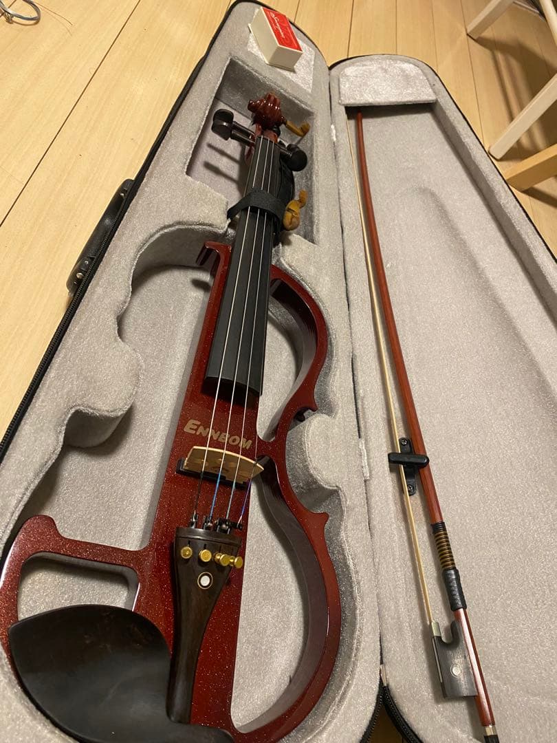 【美品・新品】ENNBOM エレキバイオリン