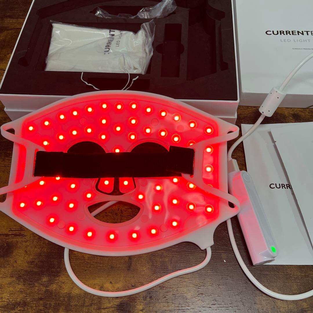 専用☆美品 カレントボディ LED マスク☆ハイドロフェイスマスク4枚付き