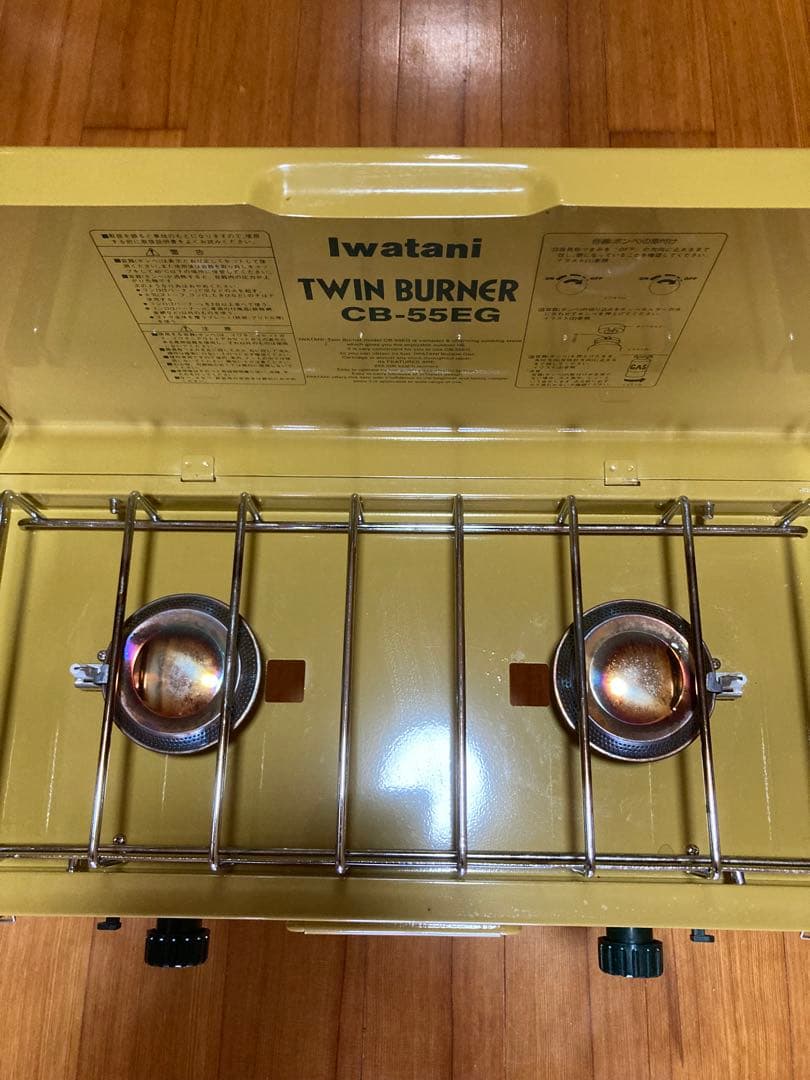廃盤希少 イワタニ Iwatani TWIN BURNER CB-55EG