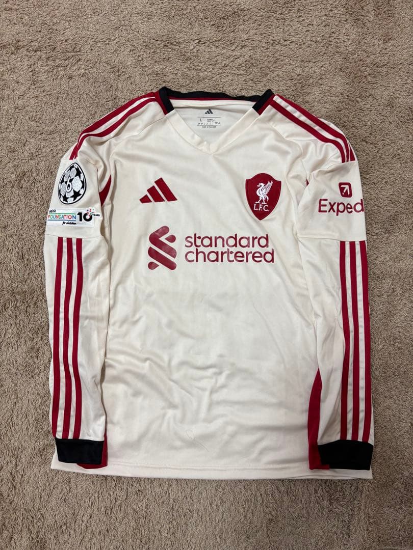 25-26 リヴァプール ヴィルツ アウェイユニフォーム CL仕様 Lサイズ