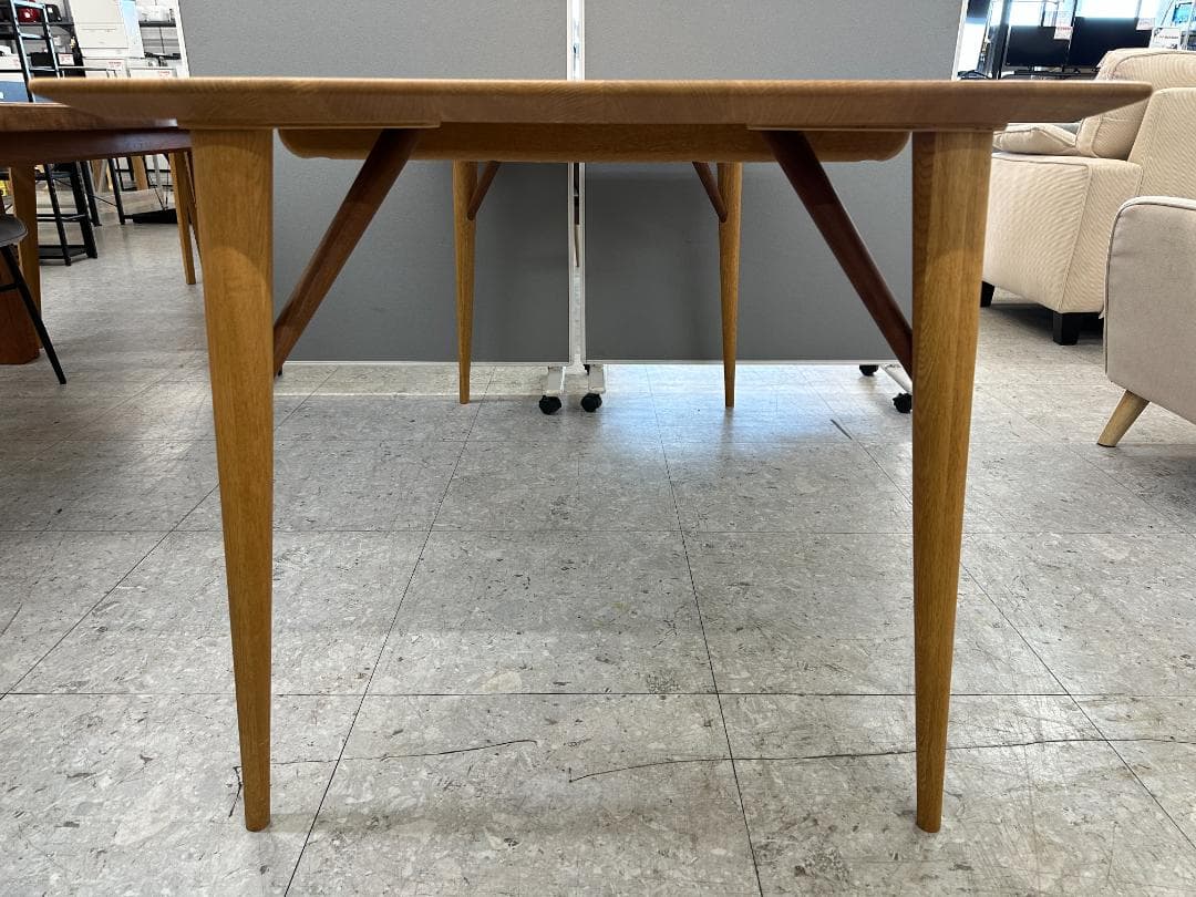 日進木工　ダイニングテーブル　WOT-681　ブラウン