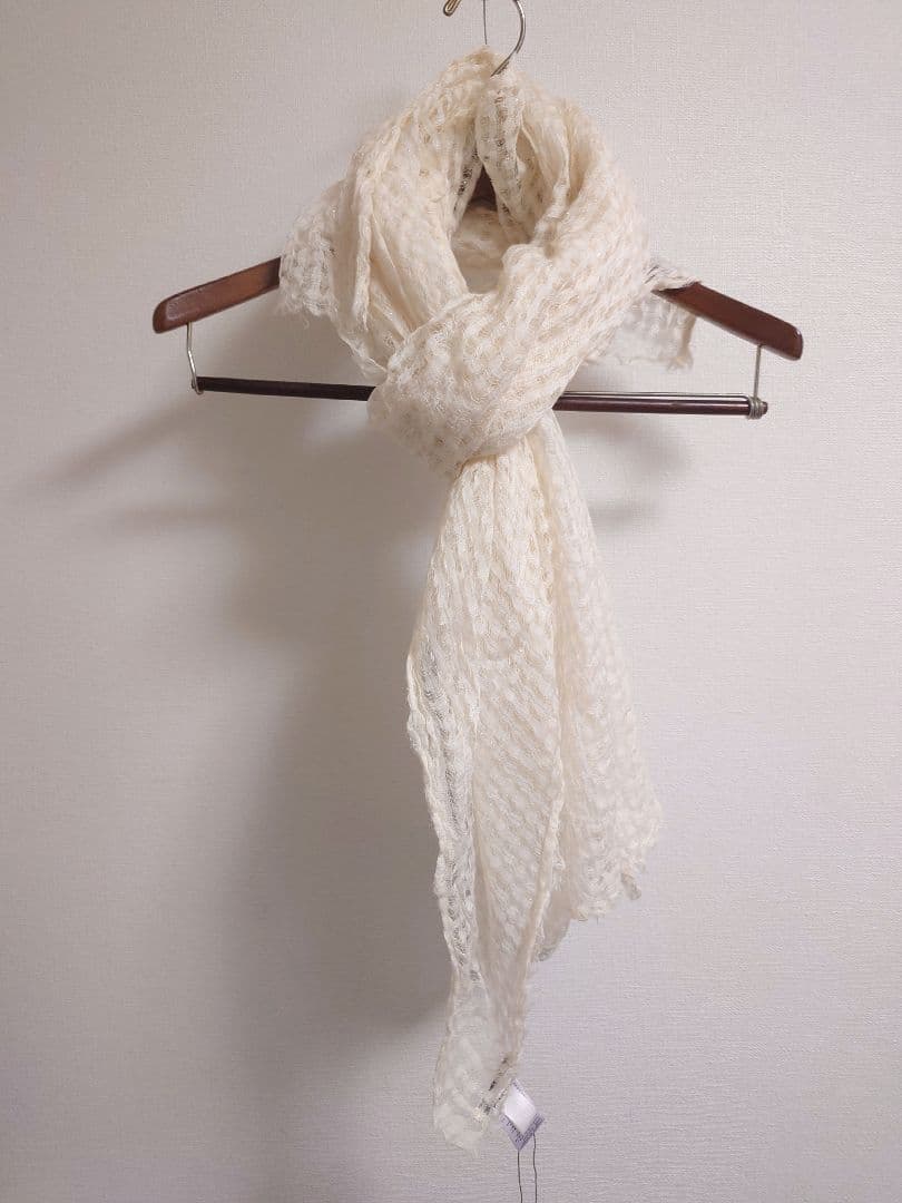 ファリエロ サルティ　Faliero Sarti　ストール　メッシュ　ラメ加工