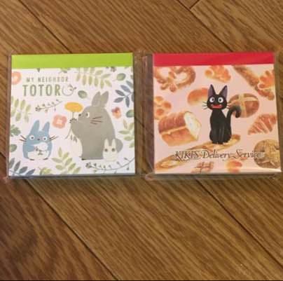 ★新品★ジブリ  メモ帳  ２種セット①