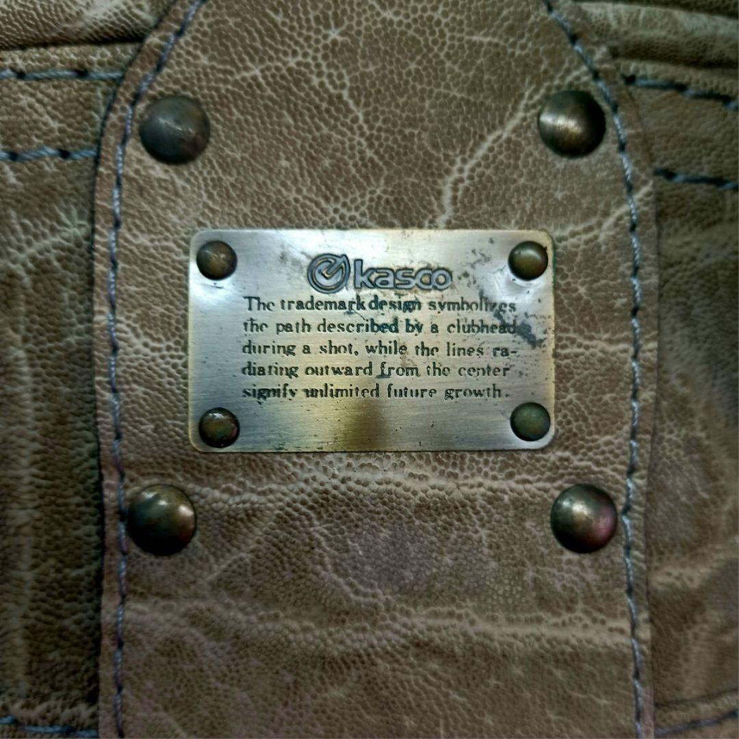 kasco キャスコ 総 象 革 エレファント キャディバッグ ゴルフ バッグ