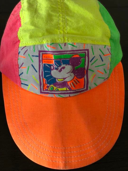 ミッキー　ジェットキャップUSA製 古着 アメリカ製 ディズニー
