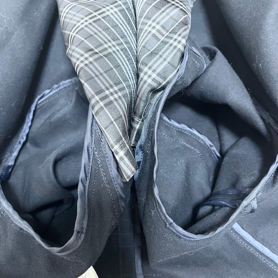 美品✨バーバリーブラックレーベル ショートトレンチコート M 濃紺 メタルボタン