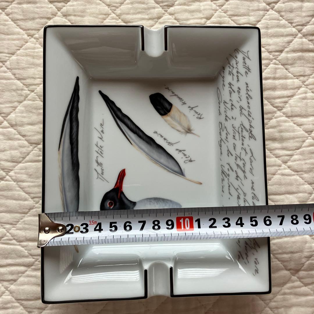 【美品】HERMES エルメス 灰皿 アッシュトレイ 鳥