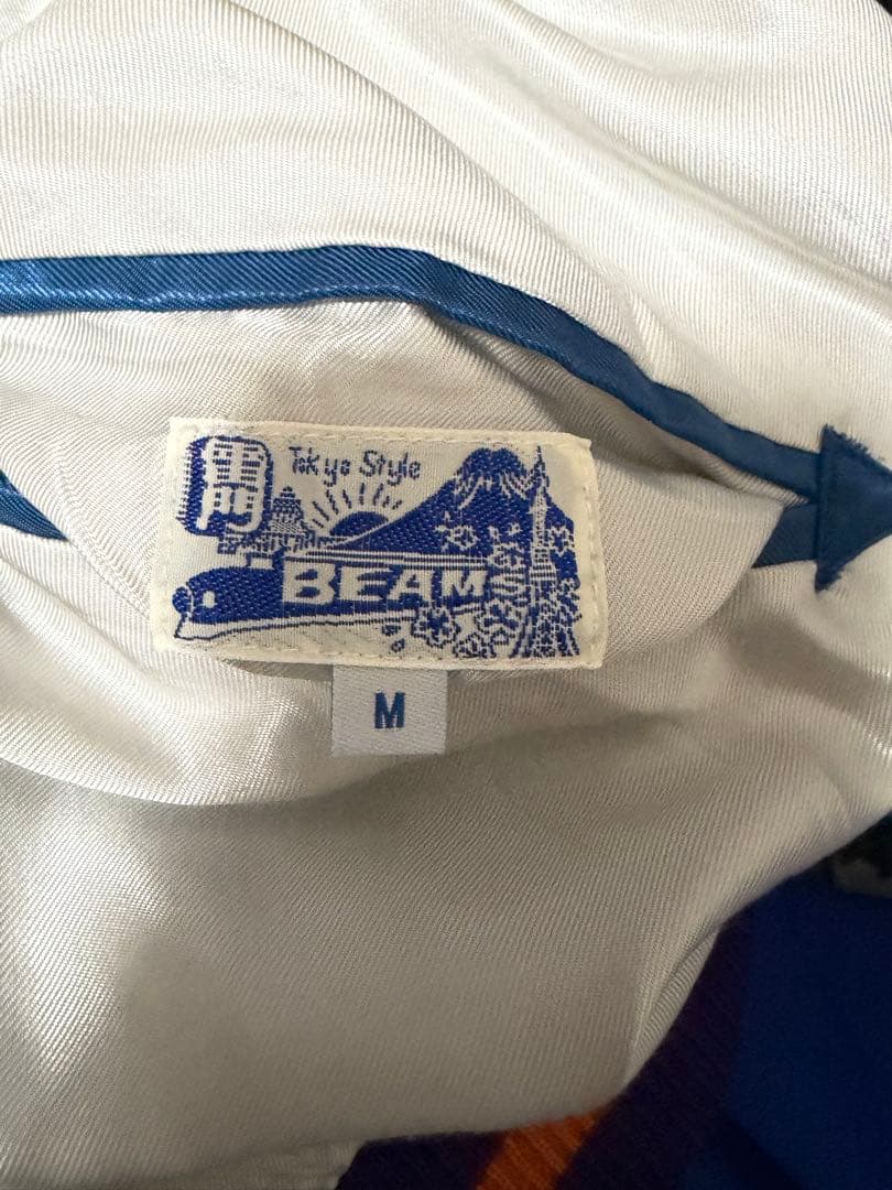 ビームス×テーラー東洋 リバーシブル スカジャン Mサイズ 別注 雷門 タイガー