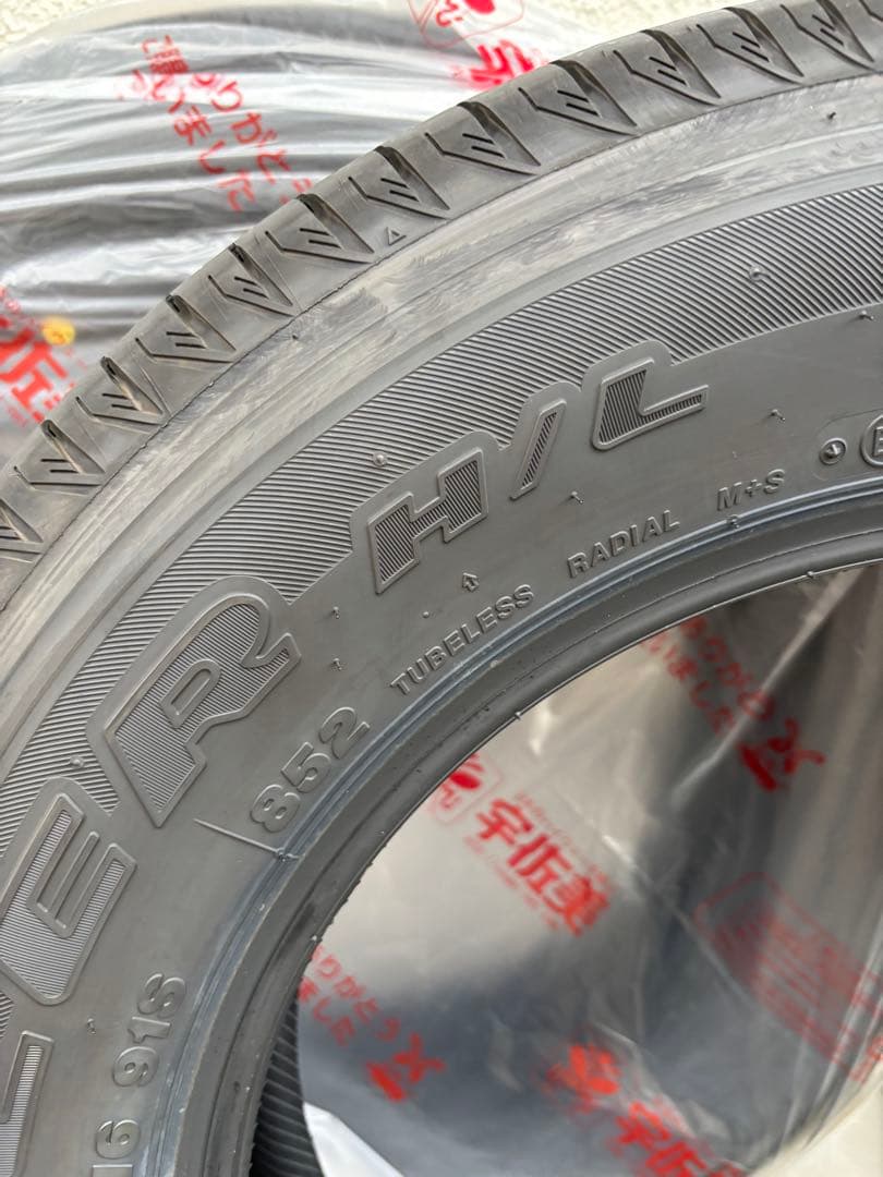 【新車外し】64ジムニー　ブリヂストン　デューラー175/80R16 4本セット